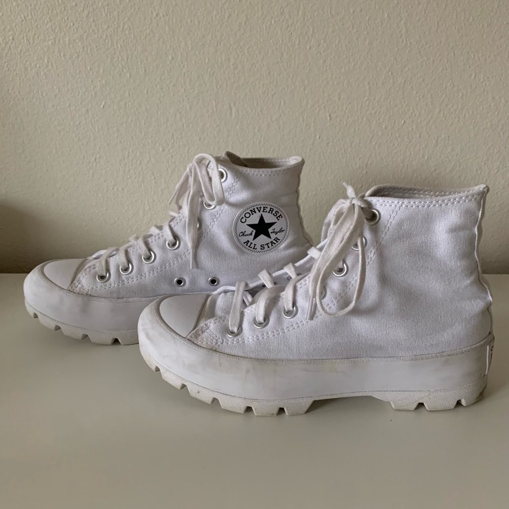 Converse lugged high tops